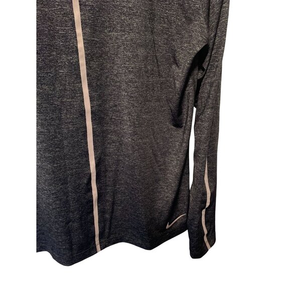 Nike Pro Hypercool Womens Size XL Long Sleeve Pullover Gray Mesh Panel Athletic - Picture 5 of 5